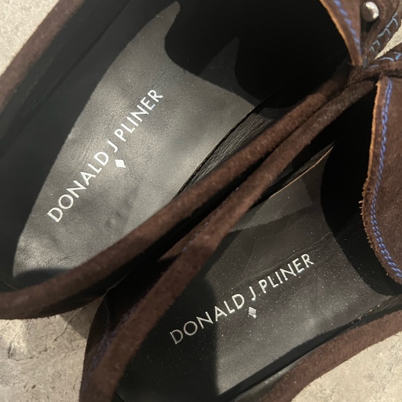 Donald Pliner Brown Loafers - Picture 2 of 2